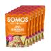 SOMOS Spicy Refried Beans 10 oz Pouch (Pack of 6) Gluten Free Non-GMO Plant Based Vegan Microwavable Meals Ready to Eat