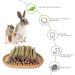 Petawi Rabbit Chew Toys 42PCS Natural Timothy Hay Sticks Bunny Toys for Rabbit Hamster Guinea Pig Chew Toys Treats Chews for Teeth for Bunny Chinchilla Rat Gerbil Small Animals - Buy Online on GoSupps.com