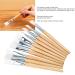 Buy Wooden Mask Brush - Soft Hair Facial Mask Applicator for DIY Skin Care | Bulk Clay Mask Brushes with Wooden Handle - Buy Online on GoSupps.com
