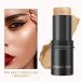 Botiniv Cheek Stick - White Highlighter Makeup Stick | Makeup Stick Foundation Stick for Face Waterproof Nuance Pencil Long-Lasting Makeup - Buy Online on GoSupps.com