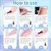 Poly Nail Gel Extension Kit - 10 Colours | UV Lamp, Slip Solution, Base & Top Coat | Beginner DIY Nail Enhancement Set - Buy Online on GoSupps.com