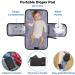 Dikaslon Diaper Bag Backpack with Changing Pad, Pacifier Case, Stroller Straps - Black | Large Unisex Baby Travel Backpack for Moms & Dads - Buy Online on GoSupps.com