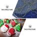 FELTECHELECTR 5pcs Christmas Die Cutting Snowflake Cookie Candy Chocolate Baking Accessory Stainless Steel Props - Buy Online on GoSupps.com