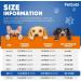 Petbobi Dog Boots - Waterproof Rubber Non-Slip Shoes for Small Medium Large Dogs - Protect Paws on Rain, Snow, Hot Pavement, Hardwood Floors - 4PCS Orange Size #6 - 2.75 x 3.14 - Buy Online on GoSupps.com