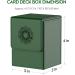 MIXPOET Deck Box for MTG Cards - Large Size, 100+ Cards Capacity - The Elementals (Green) - Buy Online on GoSupps.com