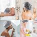 Buy G2plus 100-Piece Disposable Shower Hood | Individually Wrapped Plastic Shower Cap for Salon Spa Travel & Hotel Use - Buy Online on GoSupps.com
