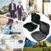 SQHY 2 Pack Hearing Aid Cases (One Black and one White) Waterproof Hearing Aid Protection Storage Box Built in High Elastic Silicone Air Cushion Ball to Prevent The Hearing Aid from Broken - Buy Online on GoSupps.com