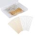KINBOM 300pcs Straight Head Pins for Jewelry Making Assorted  2inch Long End Head Pins Silver and Gold Jewelry Pins for Beads for DIY Crafts Earring Bracelet Necklace Pendant Supplies (Flat Head Pin) Flat Head Pins