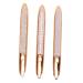 Didiseaon 3pcs Eyeliner Cosmetics Eye Line Pencils Eye Pencil Black Alloy Miss No Smudge Gold and Silver