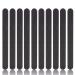 Nail File 10 PCS Professional Reusable 100/180 Grit Double Sides Washable Nail File Manicure Tools Nail Files Emery Board Black Manicure Pedicure Tool (Black Grit Double Sides  100/180) Black Grit Double Sides 100/180