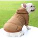 Waterproof Winter Dog Coat - Warm Fleece Jacket & Hoodie for Small Dogs - XS Brown Puppy Sweater - Ideal Autumn Pet Clothing - Buy Online on GoSupps.com