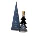 Burren Balsamics Christmas Balsamic: Cranberry and Orange Infused Balsamic Vinegar of Modena in 200ml Christmas Tree-Shaped Bottle and Box