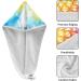 Rainbow Pineapple Hair Towel 2 Pack - Super Absorbent Quick Drying Hair Turbans for Women & Girls - Buy Online on GoSupps.com