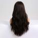 HAIRCUBE Long Brown Synthetic Curly Hair Wig for Women - Middle Part Medium Brown - Buy Online on GoSupps.com