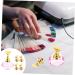 Beatifufu 1 Set Nail Holder Fingernail Stands Nail Training Holder Stand Magnetic Nail Gems for Nails Nail Tip Display Stand False Nail Painting Stand Nails Gems Crystal Easel Manicure 3.5X3.5X2CM Pink - Buy Online on GoSupps.com