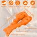 Relieflylab Trapezius Stretcher | Neck & Shoulder Tension Relief Massager | Trigger Point Therapy Device - Orange - Buy Online on GoSupps.com