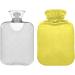 Yellow 2L Hot Water Bottle with Cover | Pain Relief for Hands & Feet | Ideal for Warming | Shop Internationally - Buy Online on GoSupps.com