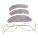 Doitool 1 set of Hallowe costume glasses for old false mustache-eyes brows self-adhesive mustache old men's beard costume rabbit fur man form clothing set