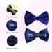 BasicSense Velvet Hair Clip for Women & Girls - 2 Pack Royal Blue | Stylish Hair Accessories for All Occasions - Buy Online on GoSupps.com