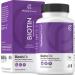 Biotin 10000mcg with Coconut Oil for Hair Growth - Natural Skin, Hair, and Nails Vitamins - High Potency, Non-GMO, Gluten-Free - 60 Veggie Capsules - Buy Online on GoSupps.com