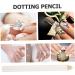 20pcs Nail Point Drill Pencil Nail Gem Picker Wax Pen Nail Dotting Nail Art Picker Diy Dotting Pen Nail Art Tools Special Nail Art Tool White Nail Sticker Drill 5d Wood Rhinestones - Buy Online on GoSupps.com