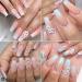 Buy GZMAYUEN Acrylic Powder for Nails - Pink White & Transparent - 10g Nail Set for Perfect DIY Acrylic Nails - Buy Online on GoSupps.com