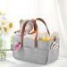 Harilla Baby Wrap Bag - Stylish Felt Organizer for Baby Products | Spacious & Reusable Light Gray Handbag - Buy Online on GoSupps.com