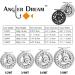 ANGLER DREAM Fly Reel Combo (1/2WT) Aluminum Alloy Large Arbor Reel with Weight Forward Line, Braided Backing, Taper Leader - Silver Reel & Fluo Yellow Line for Pre-Load - Buy Online on GoSupps.com
