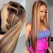 Bele Brazilian Straight 13x6 T-Part Ombre Lace Front Wig 4/27 Color 14 inch - 100% Virgin Human Hair - Buy Online on GoSupps.com