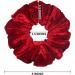 Lang Horn Velvet Scrunchies for Hair Extra Large Oversized Velvet Hair Ties Soft Elastic Scrunchy Hair Bands Ponytail Scrunchies for Curly Hair Women Girls (2 Pc Velvet Red) - Buy Online on GoSupps.com