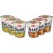 Nissin Ramen Noodles Multipack of 3 each Nissin Pot noodle Chicken Teriyaki Instant Ramen Noodles Style 70g and Nissin Noodles Cup 5 Spices Beef Flavour 64g Bundled By TGBK | Pot Noodles