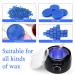 Waxing Kit Wax Warmer with 6 Beads and Accessories - At Home Hair Removal for Body, Face, and Eyebrows - Painless and Easy to Use - Black - Buy Online on GoSupps.com