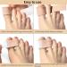 Hammer Toe Straightener Splints - 6 Pcs for Crooked & Overlapping Toes - Toe Cushioned Bandages for Hammertoe Correction - Buy Online on GoSupps.com