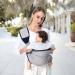 Shiaon Baby Sling Carrier - One Shoulder Toddler Hip Carrier | Lightweight Newborn to Toddler Sling for Infants 7-45 lbs | Grey Cloth Fabric - Buy Online on GoSupps.com