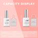 Umikk Gel Nail Polish Set White Watermelon Red Coral Pink 7.5 ml with Base Coat Top Coat 10 ml Soak Off UV LED Cured Home Manicure Gel Polish Young Girls - Buy Online on GoSupps.com