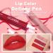 UCANBE 3 Pcs Liquid Lip Stain Tint - Nude Matte Red Lip Liner Marker | Long-lasting Waterproof Smudge-Proof Makeup - Buy Online on GoSupps.com