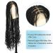Olymei 38 Full Double Lace Front Knotless Box Braided Wig with Baby Hair - Super Long Black Braids with Curls - Synthetic Wig for Black Women - Buy Online on GoSupps.com