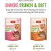 Buy Mera Crunch & Soft Cat Treats with Salmon | Nutritious 200g Crispy Cat Snacks Filled with Vitamins & Minerals - Buy Online on GoSupps.com