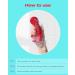 Exfoliating Bubble Body Scrub Wash Glove - Korean Vegan Peeling Mitts with AHA | Allergen Free Floral Musk Scent - 5 Pads for Glowing Skin - Buy Online on GoSupps.com