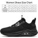 BESUNEW Women's Arch Support Walking Shoes for Pain Relief - Size 5.5-11, Black - Buy Online on GoSupps.com