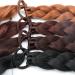 24 Inch 1B Wrap-Around Long Braids Ponytail Extension for DIY Hair Styles | Reusable Woman Braiding Ponytail | Sharopul - Buy Online on GoSupps.com