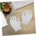 minkissy 12pairs Gloves Wax Bath Liners Wax Bath Mittens Paraffin Wax Mittens Paraffin Bath Mittens Santa Cosplay Costume Work Glove White Cotton Yarn Labor Protection Cotton Jewelry - Buy Online on GoSupps.com