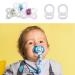 AUEAR 10 Pack Silicone Adapter Rings Holder - Food Grade Transparent Color - Buy Online on GoSupps.com
