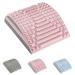ACWOO lumbar spine support Eva back cushions for the waist and neck align neck and back extensor stepping cubes orthopedic lumbar pillows relieve muscle pain for bed auto (pink)