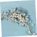 Housoutil 1pc Pearl Comb Hairpieces Rhinestone Headpiece Wedding Hair Comb Crystal Hair Clips Crystal Hair Comb Wedding Pearl Headpiece Rhinestone Hair Clips Sparking Hanfu Bride The Photo - Buy Online on GoSupps.com