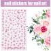 KALLORY Chinoiserie Decor 8 Sheets Nail Stickers Water Transfer Floral Nail Decals 3D Flower Nail Art Sheets for Girls Nail Embellishments - Buy Online on GoSupps.com