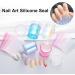 Sanwood Nail Art Stamp Set - Soft Texture & Good Elasticity - Trendy DIY Manicure Tools for Women - Pink - Buy Online on GoSupps.com