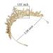 FANCY-J Crown Tiara: Sparkling Rhinestones & Crystals for Women - Perfect for Princess Parties, Weddings, and Proms (Gold-Blue-Black Crystal) - Buy Online on GoSupps.com