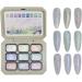  Generisch Pat Gel Polish Palette - Gradient Design - For Dotting Technique - Strong Buffing Glue - Manicure Accessory Suitable for Everyday Use Holidays Weddings Travel - Buy Online on GoSupps.com