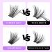Buy Bodermincer 120pcs D Curl Mixed Eyelashes - Professional Individual Cluster for Home Extensions (8-10-12-14-16mm - Buy Online on GoSupps.com